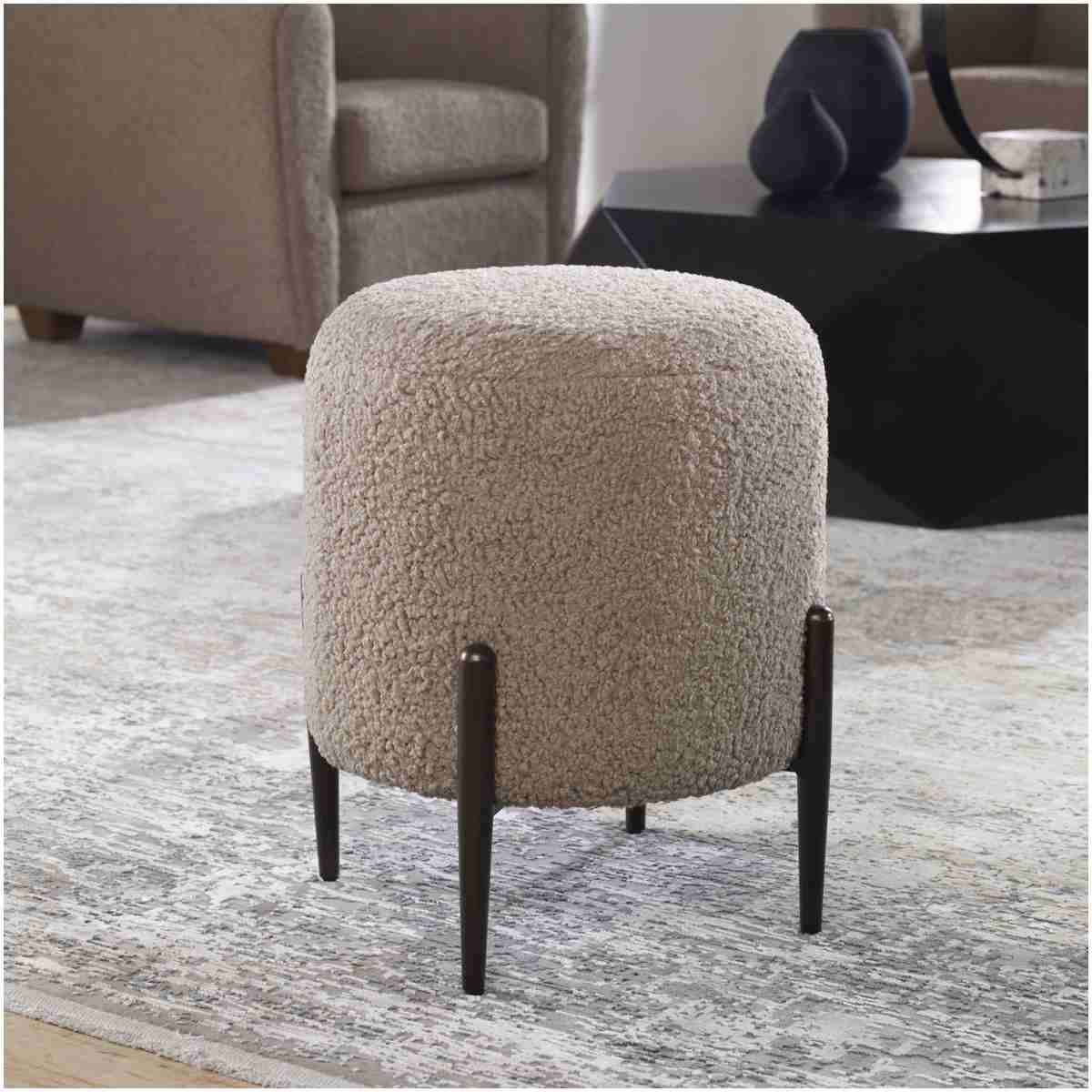 Uttermost Avila Latte Ottoman