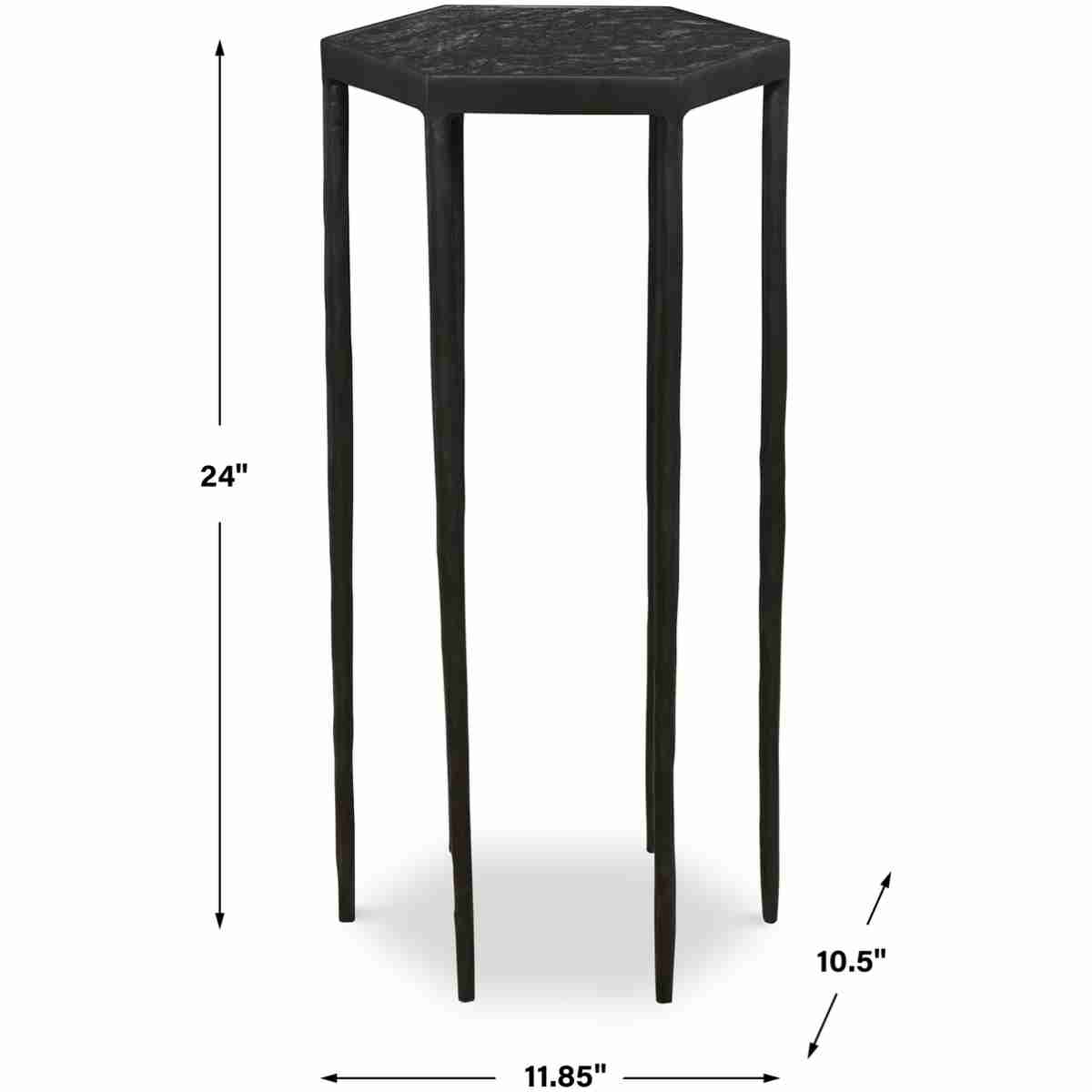 Aviary Hexagonal Accent Table