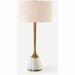 Avola-White Marble Table Lamp