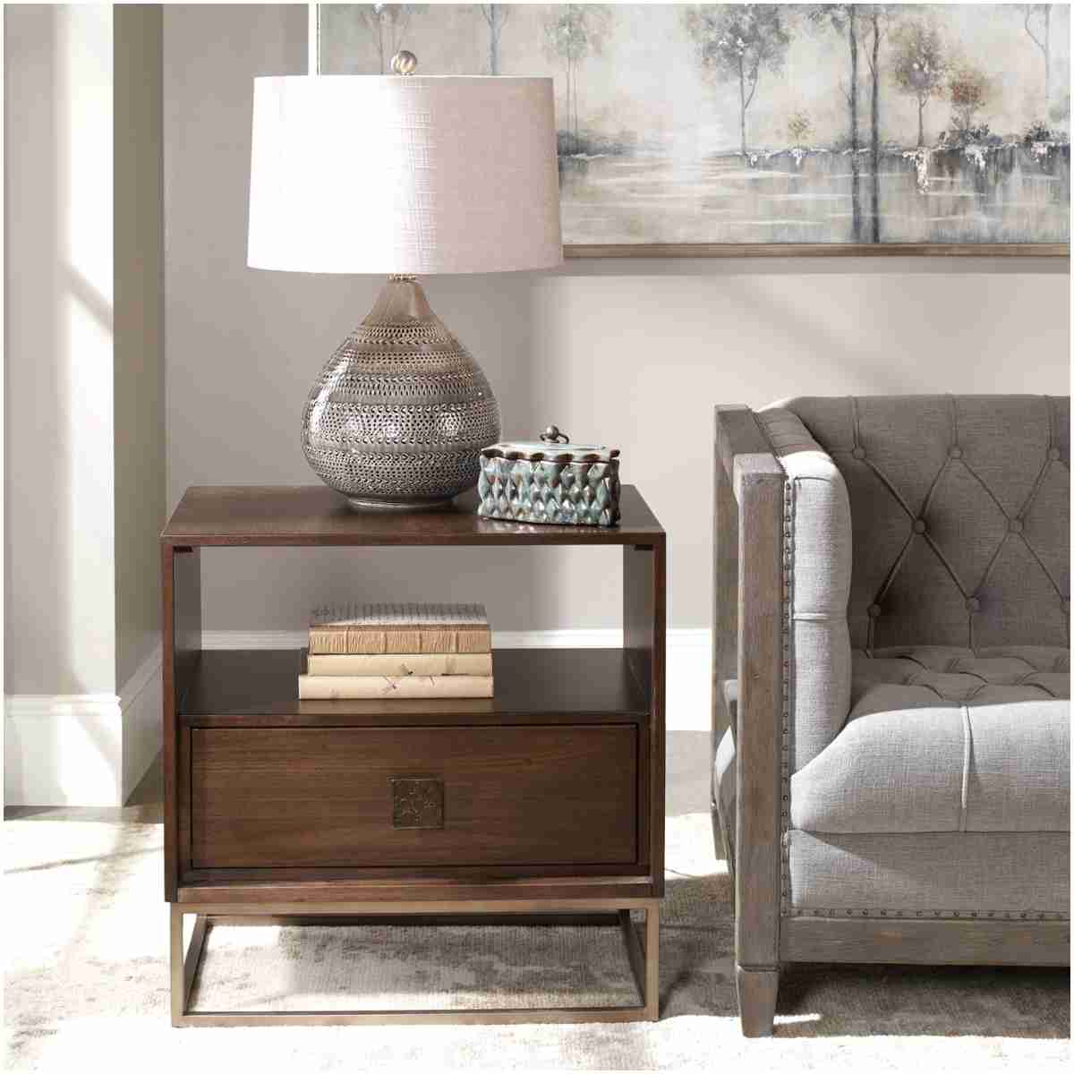 Uttermost Bexley Walnut Side Table