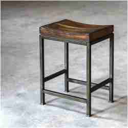 Uttermost Beck Wood Counter Stool