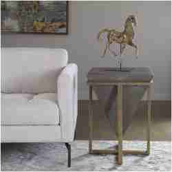 Uttermost Bertrand Shagreen Accent Table