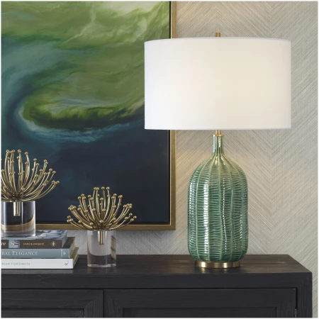 Uttermost Bixby Green Table Lamp