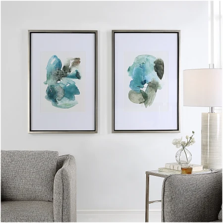 Uttermost Blueprints Watercolor Prints