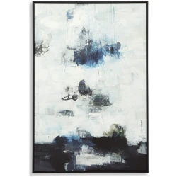 Black And Blue-Abstract Art