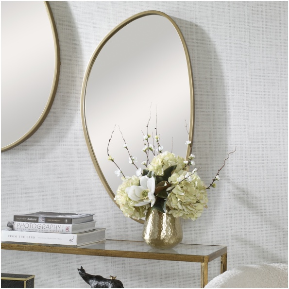 Uttermost Boomerang Gold Mirror