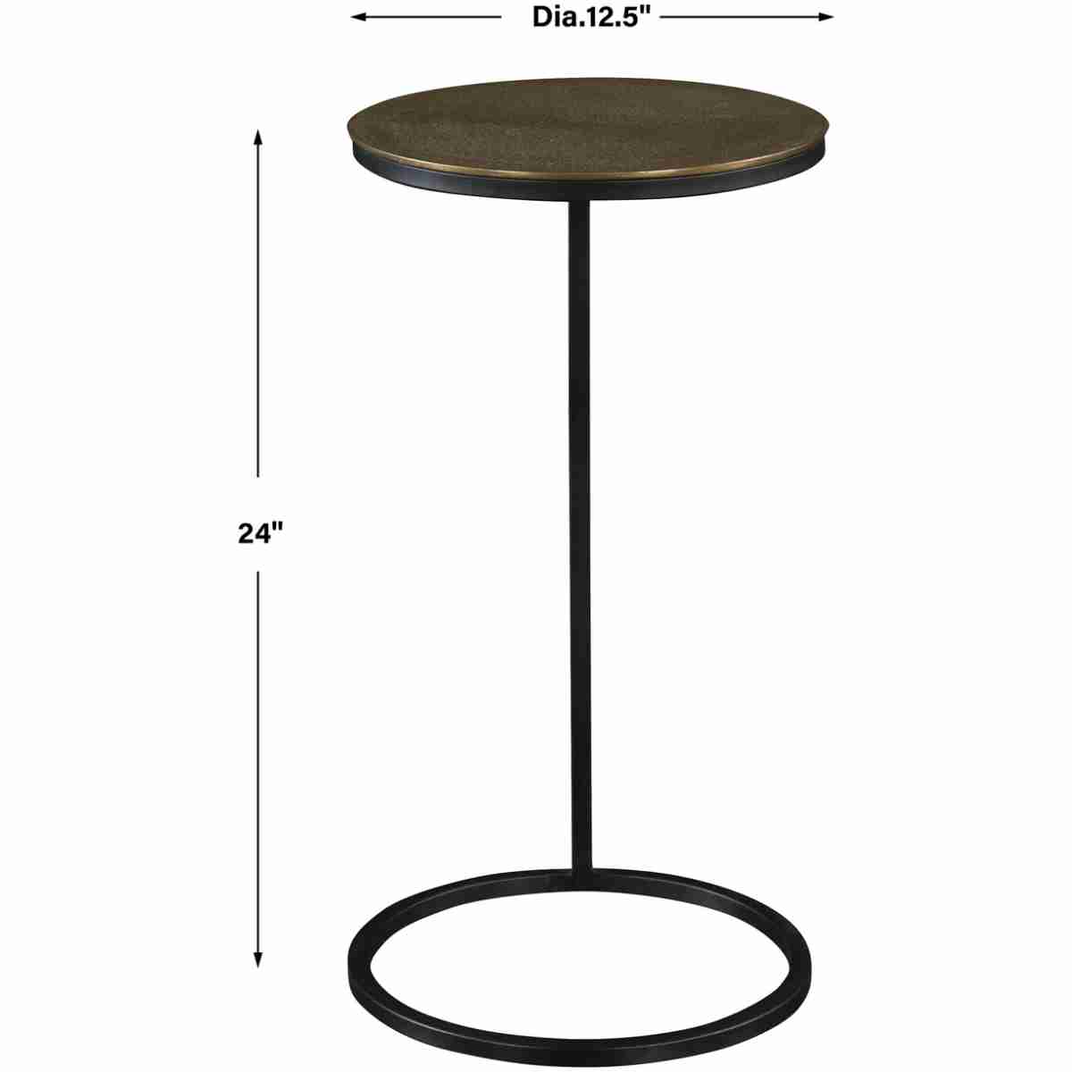 Brunei Gold Accent/Drink Table