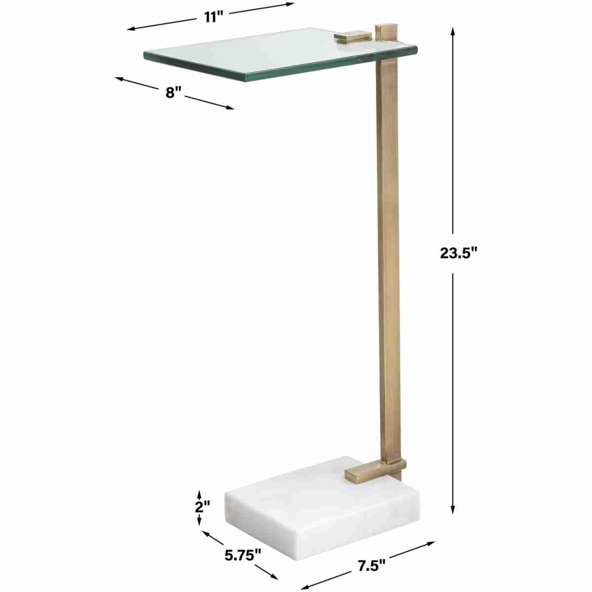 Butler Brass Accent Table