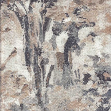 C-HETREE/TAUPE - Prints Fabric Suitable For Drapery