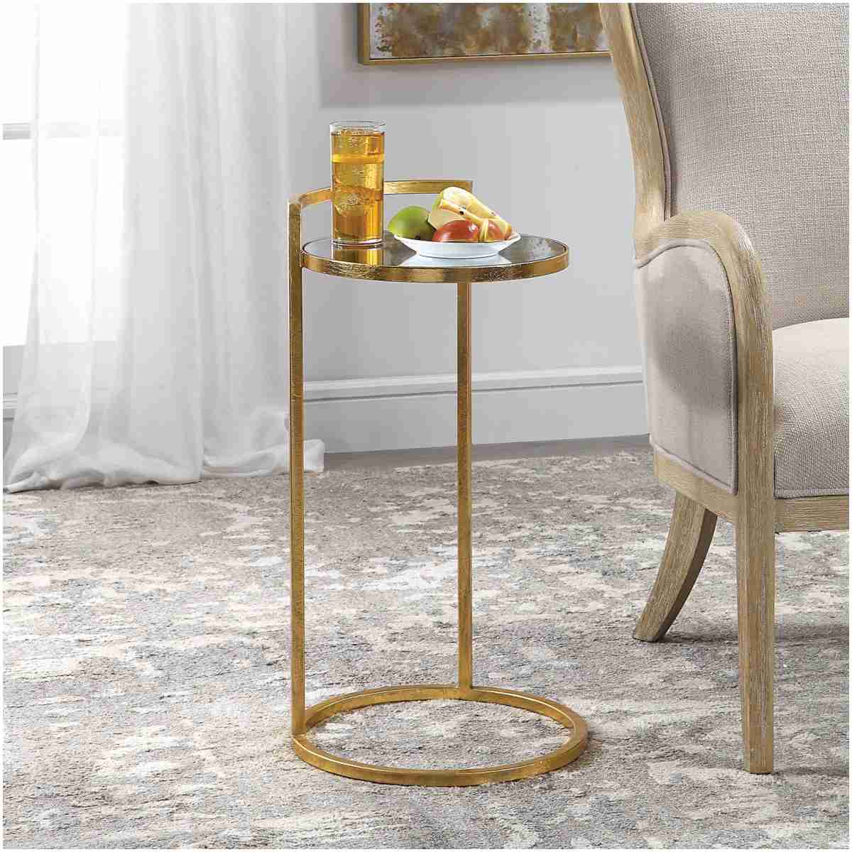 Uttermost Cailin Gold Accent Table