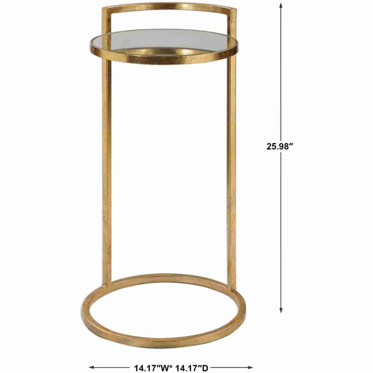 Cailin Gold Accent Table