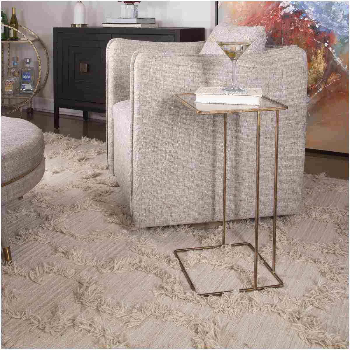 Uttermost Cadmus Gold Accent Table