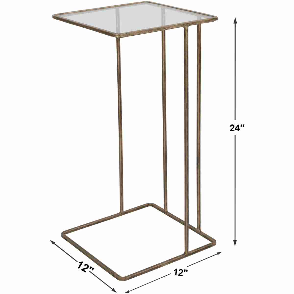 Cadmus Gold Accent Table