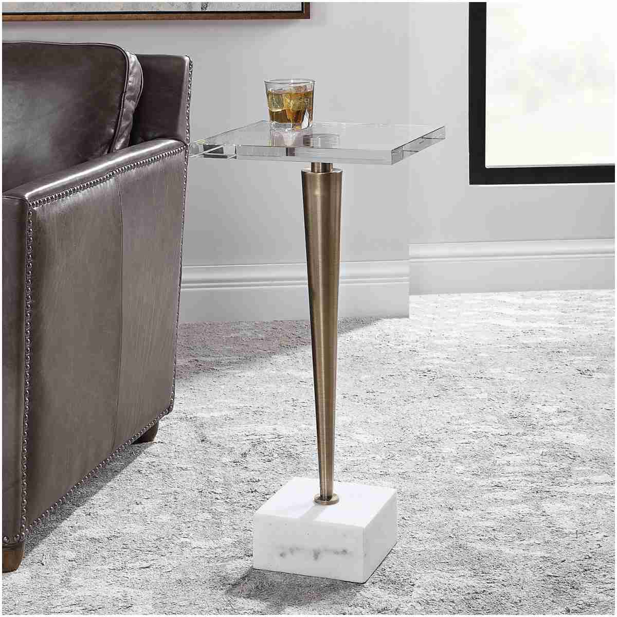 Uttermost Campeiro Brass Drink Table