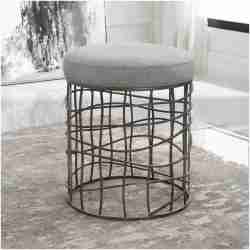 Uttermost Carnival Iron Round Accent Stool