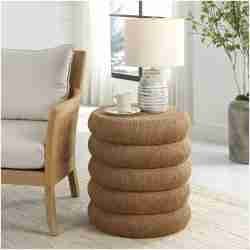 Uttermost Capitan Braided Rope Side Table