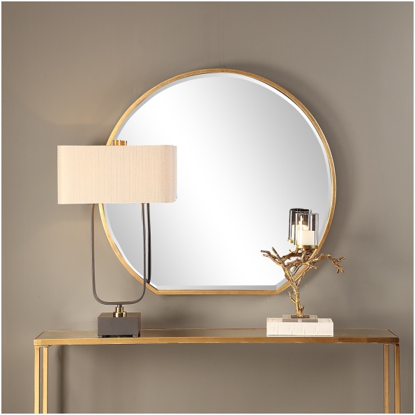 Uttermost Cabell Gold Mirror