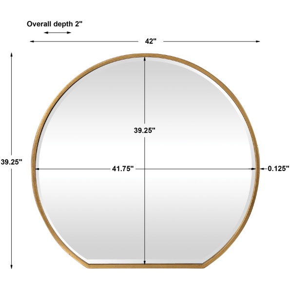 Cabell Gold Mirror