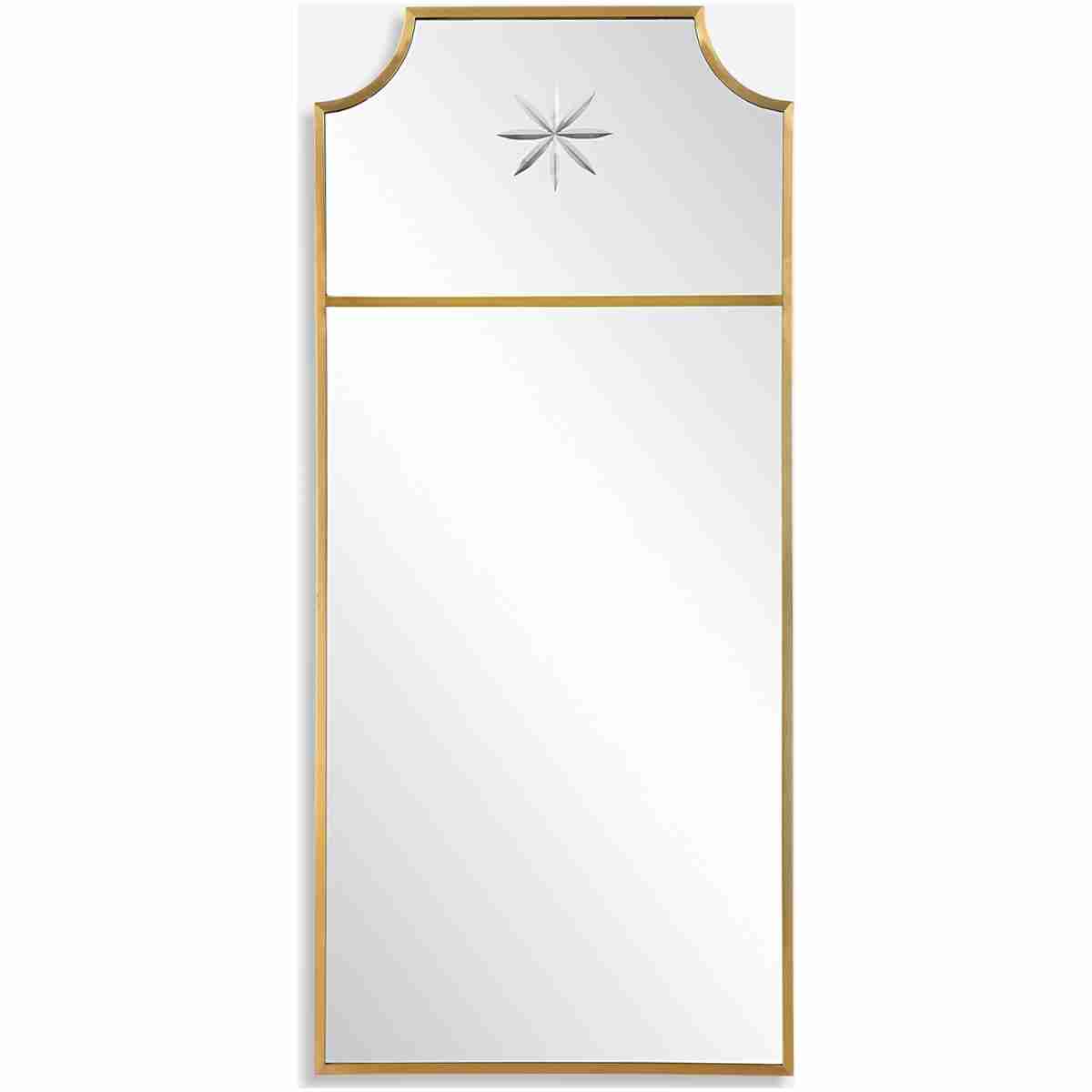 Caddington-Tall Brass Mirror