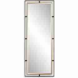 Carrizo-Tall Bronze & Gold Mirror