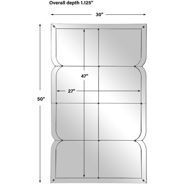 Calgary Oversized Panel Mirror