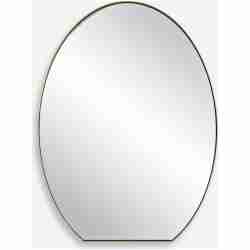 Cabell-Brass Oval Mirror