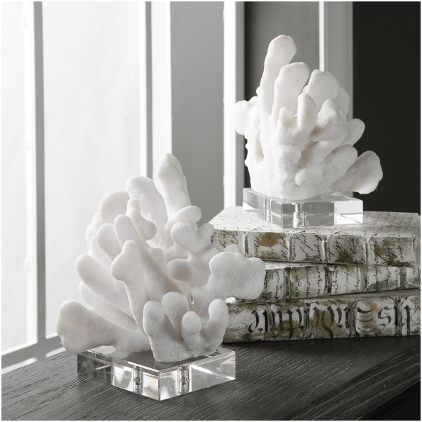 Charbel White Bookends