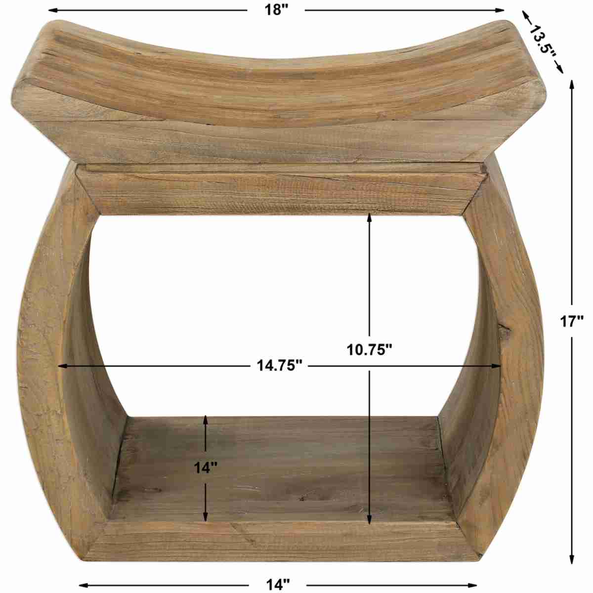 Connor Elm Accent Stool