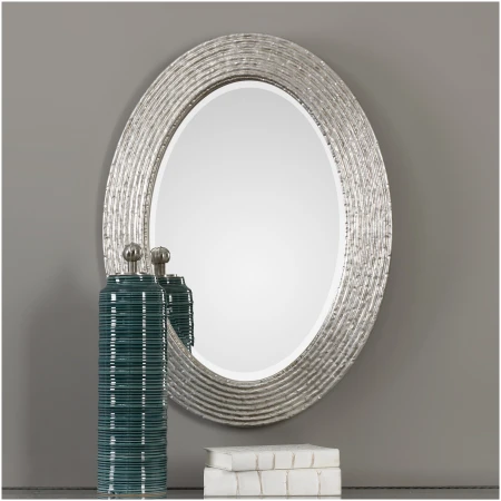 Uttermost Conder Oval Silver Mirror