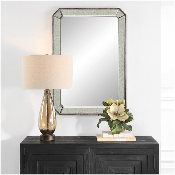 Uttermost Cortona Antiqued Vanity Mirror