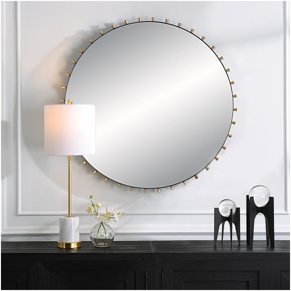 Uttermost Cosmopolitan Round Mirror