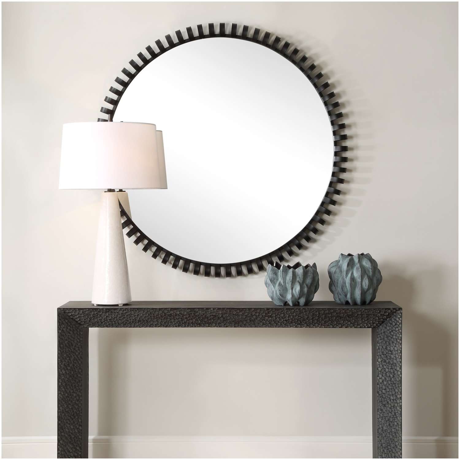 Uttermost Corona Modern Round Mirror