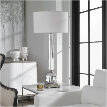 Uttermost Crista Crystal Lamp