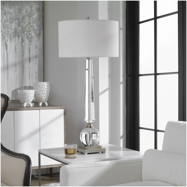 Uttermost Crista Crystal Lamp