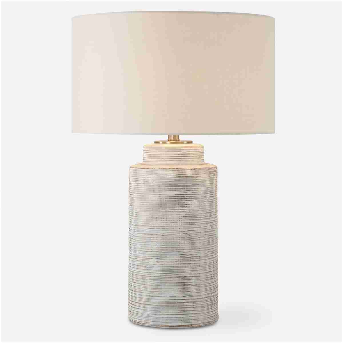 Crimp-Ribbed Table Lamp