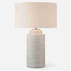 Crimp-Ribbed Table Lamp