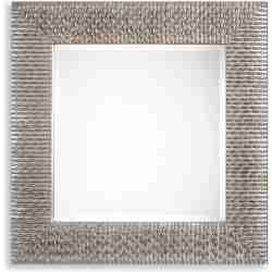 Cressida-Distressed Silver Square Mirror