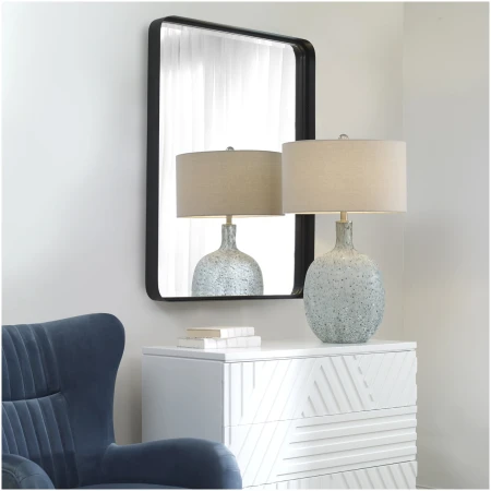 Uttermost Crofton Black Large Mirror