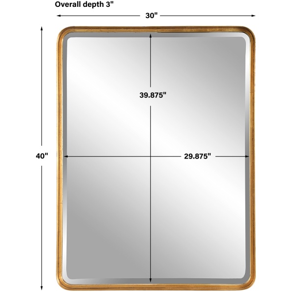 Crofton Gold Large Mirror