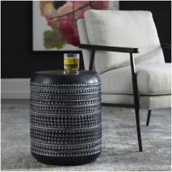 Uttermost Cutting Edge Tribal Accent Table