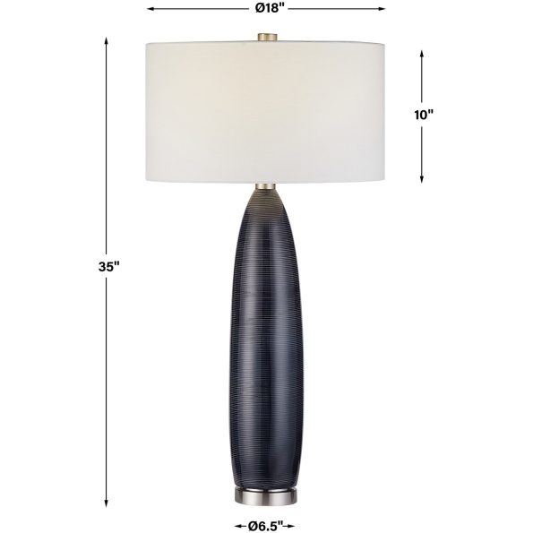 Cullen Blue Gray Table Lamp