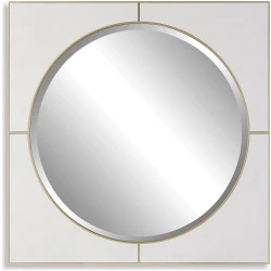 Cyprus-White Square Mirror