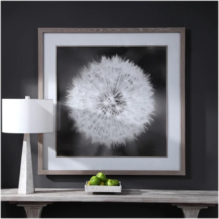 Uttermost Dandelion Seedhead Framed Print