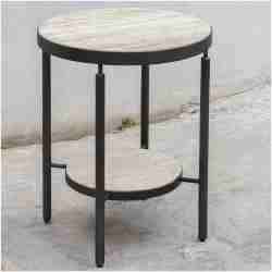 Uttermost Dauntless Travertine Side Table