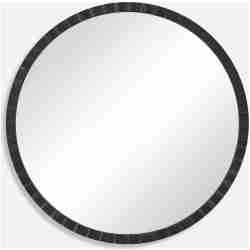 Dandridge-Round Industrial Mirror