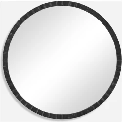 Dandridge-Round Industrial Mirror