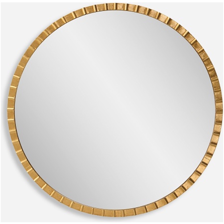 Dandridge-Gold Round Mirror
