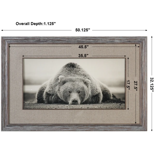 Deep Sleep Bear Print