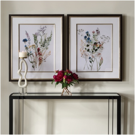 Uttermost Delicate Flowers Framed Prints