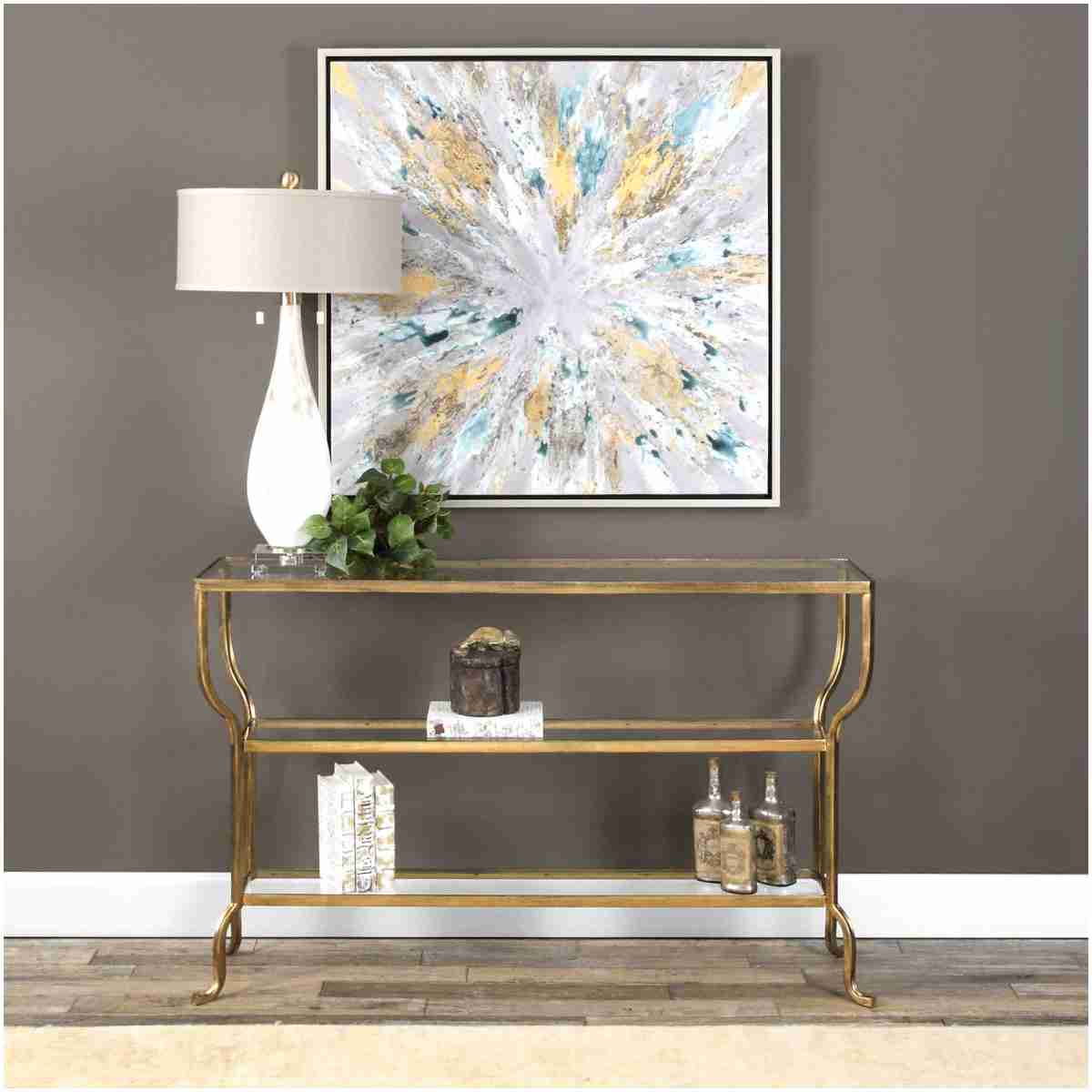 Uttermost Deline Gold Console Table